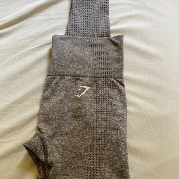 Gymshark Vital Seamless Grey Leggings XS NWT - Picture 2 of 2